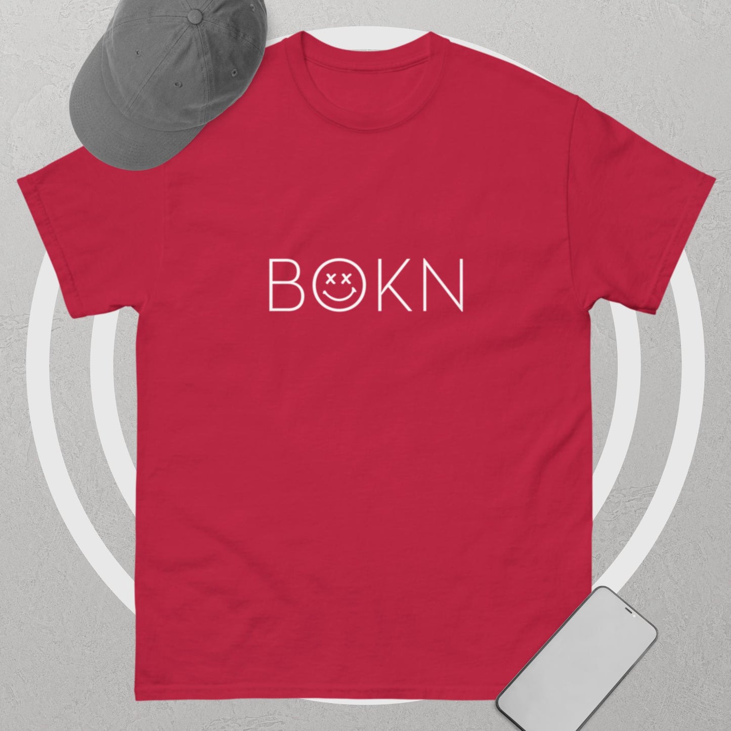 BOKN XX SMILEY TEE (wt)