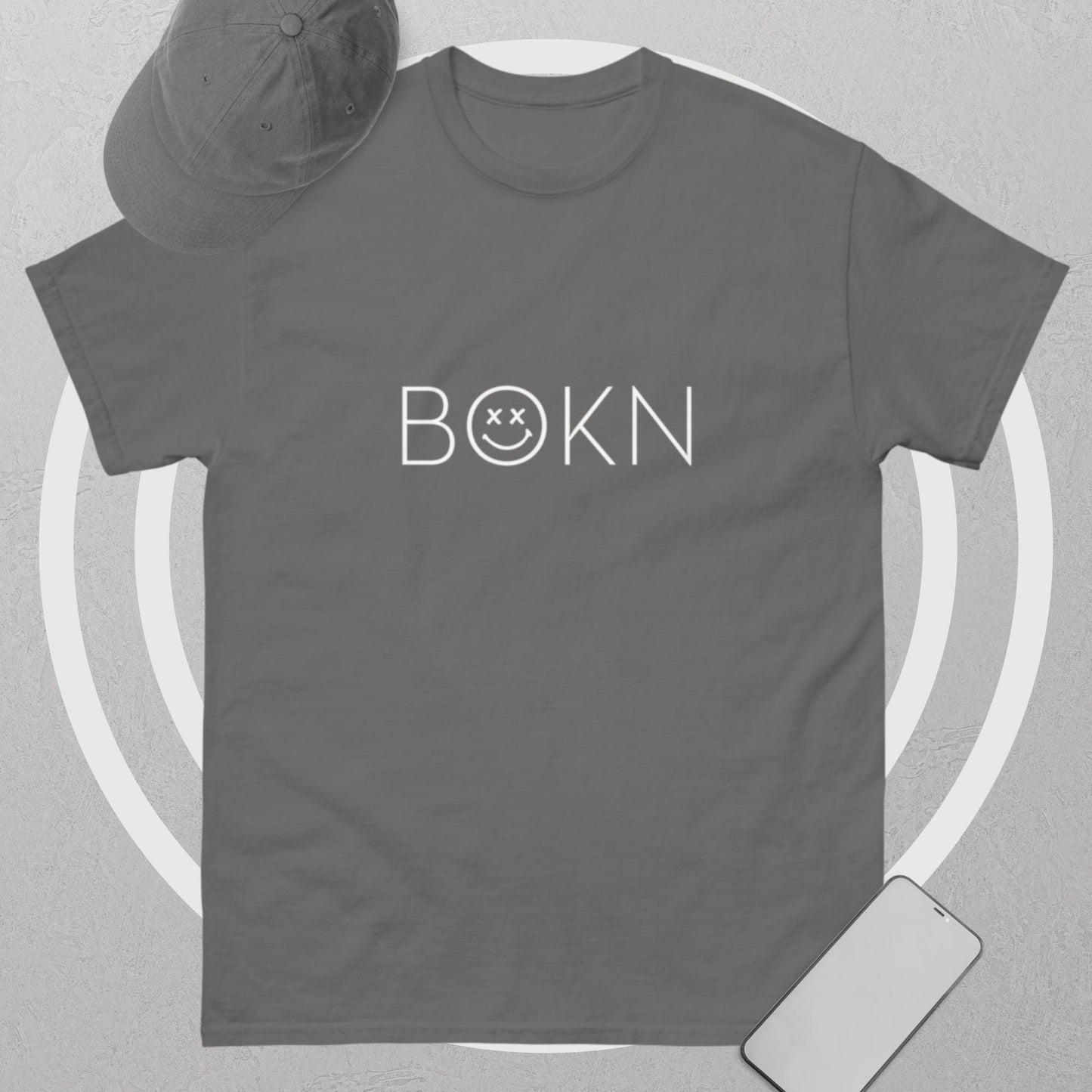 BOKN XX SMILEY TEE (wt)