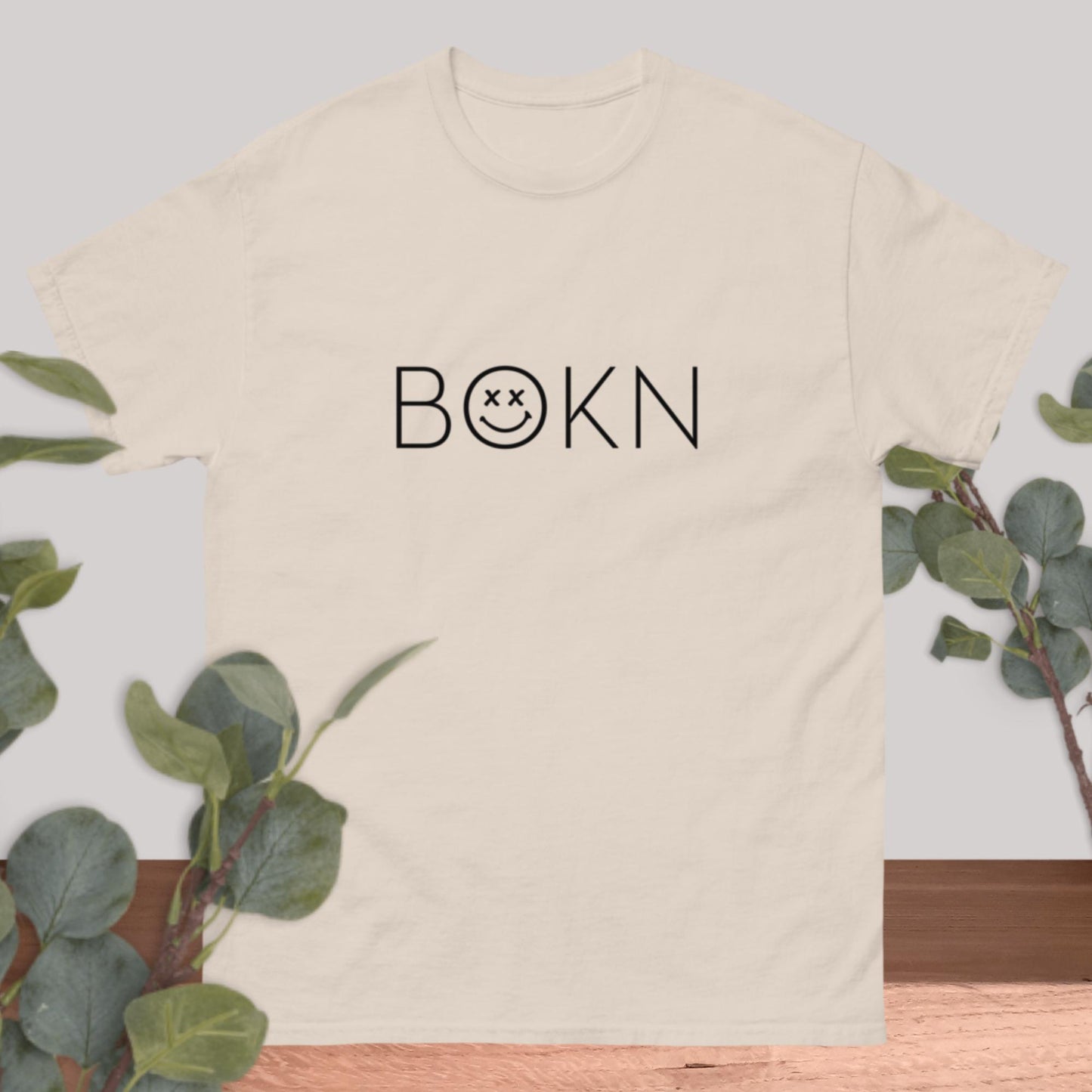 BOKN XX SMILEY CLASSIC TEE (bl)