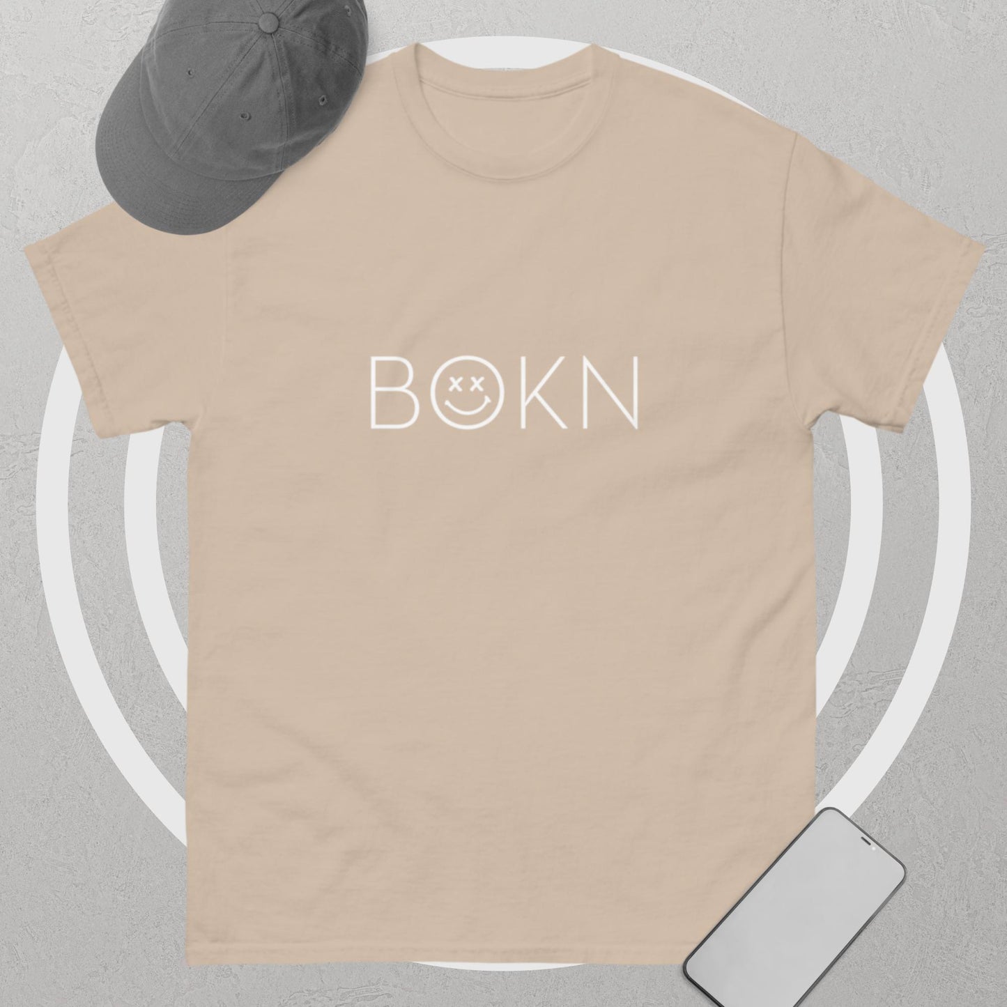 BOKN XX SMILEY TEE (wt)